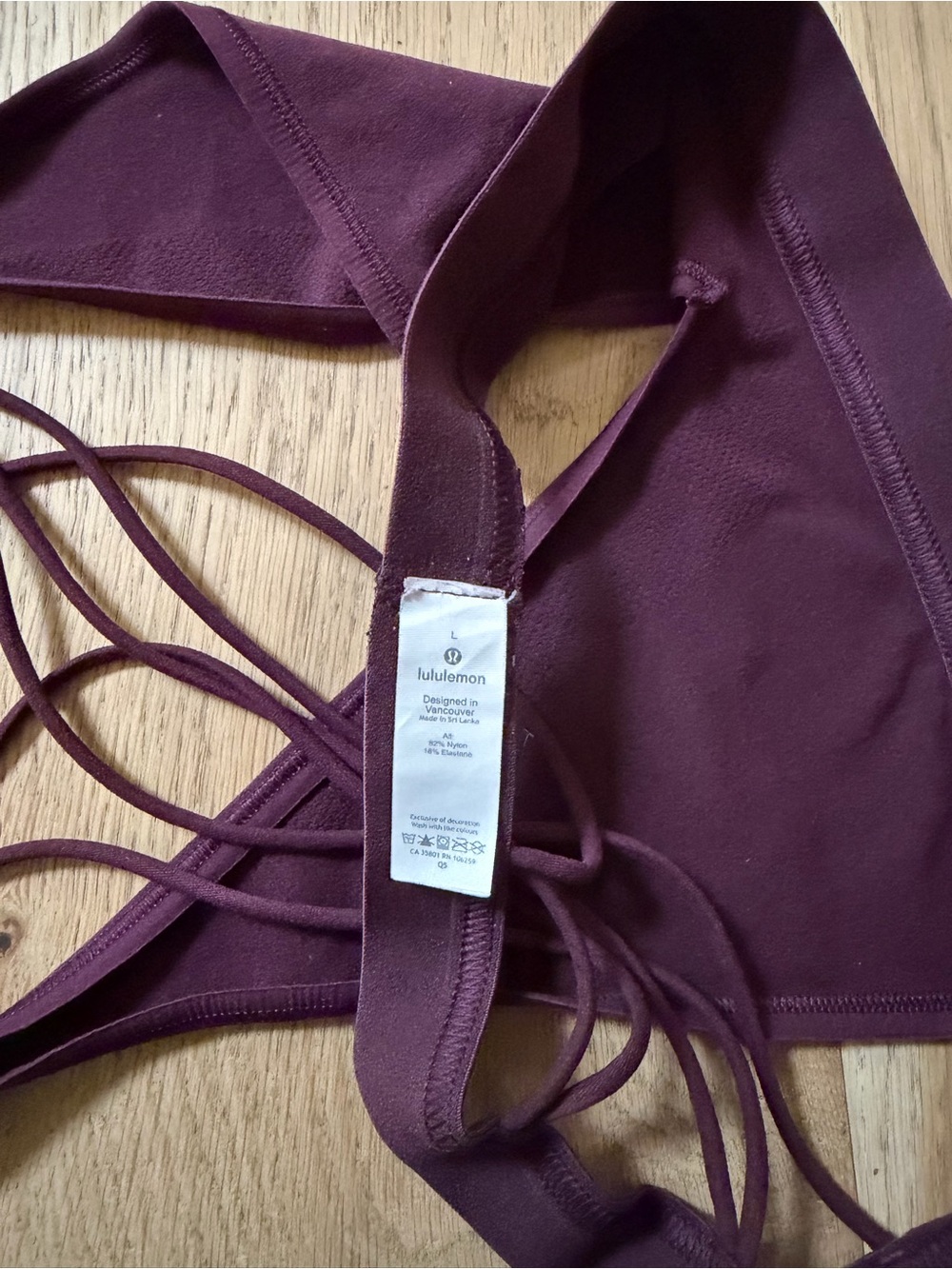 Lululemon A Little Bit Closer Bralette - Dark Adobe - Picture 6 of 6